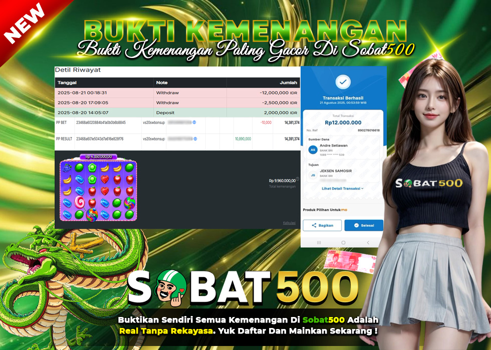 BUKTI JACKPOT SLOT SWEET BONANZA SUPER SCATTER TERPERCAYA DI INDONESIA TGL 21-08-2025
