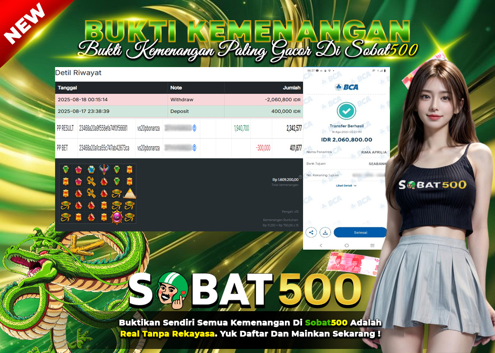 BUKTI JACKPOT SLOT PYRAMID BONANZA TERPERCAYA DI INDONESIA TGL 18-08-2025