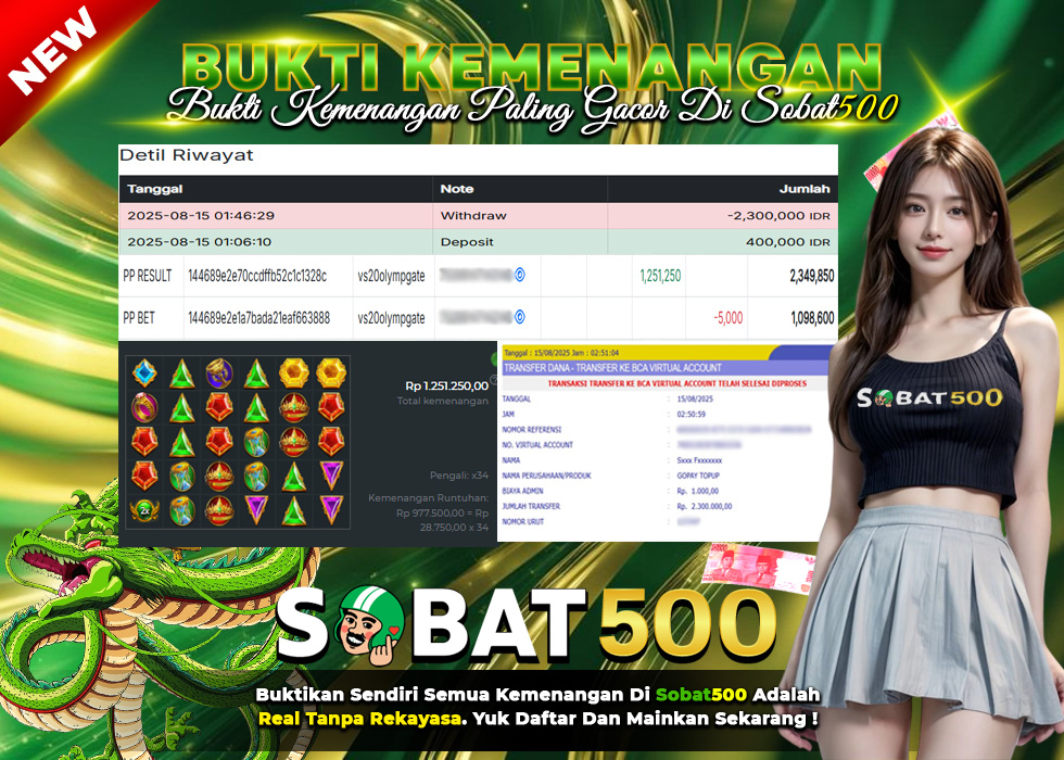 BUKTI JACKPOT SLOT GATES OF OLYMPUS TERPERCAYA DI INDONESIA TGL 15-08-2025