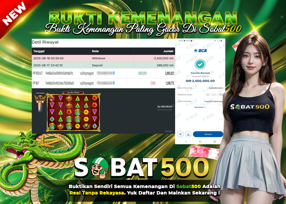 BUKTI JACKPOT SLOT GATES OF OLYMPUS 1000 TERPERCAYA DI INDONESIA TGL 18-08-2025