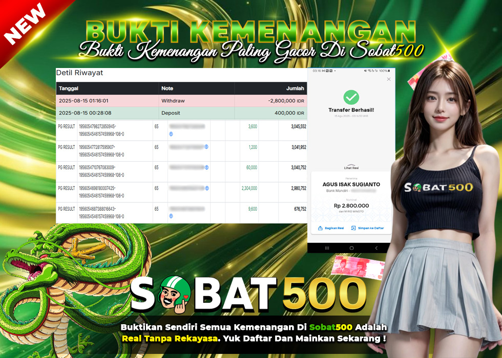 BUKTI JACKPOT SLOT MAHJONG WAYS TERPERCAYA DI INDONESIA TGL 15-08-2025