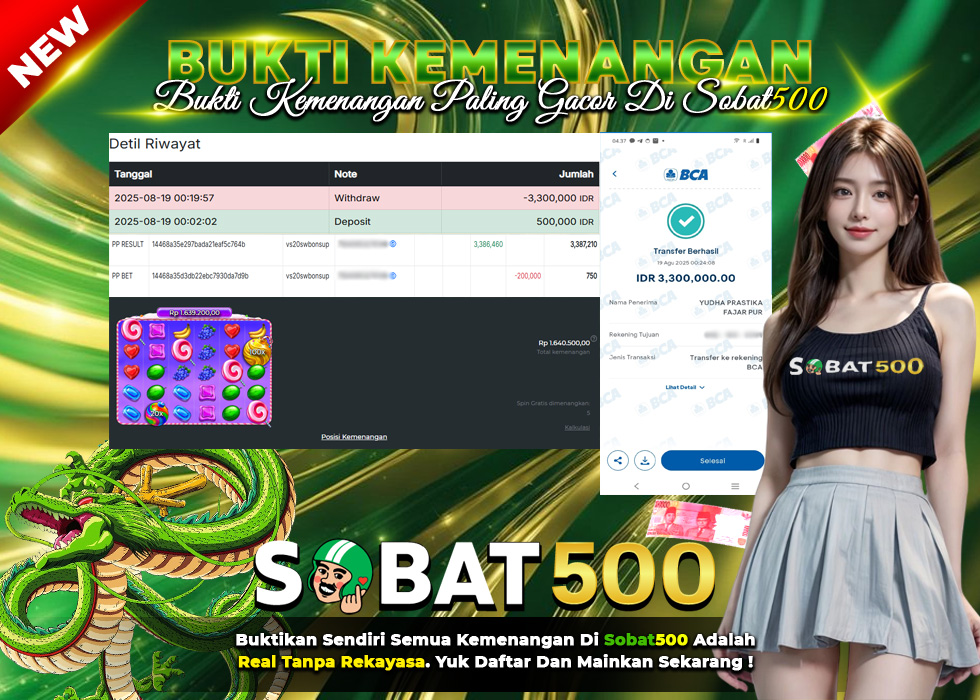 BUKTI JACKPOT SLOT SWET BONANZA SUPER SCATTER TERPERCAYA DI INDONESIA TGL 19-08-2025