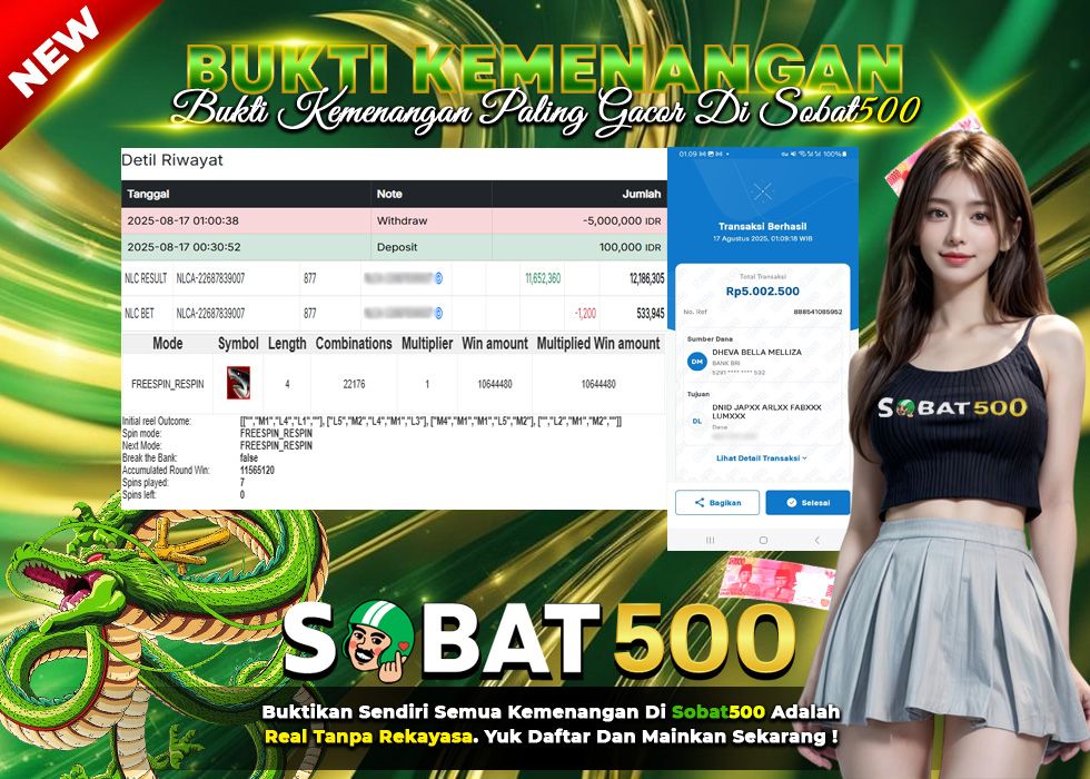 BUKTI JACKPOT SLOT SAEMAN TERPERCAYA DI INDONESIA TGL 17-08-2025